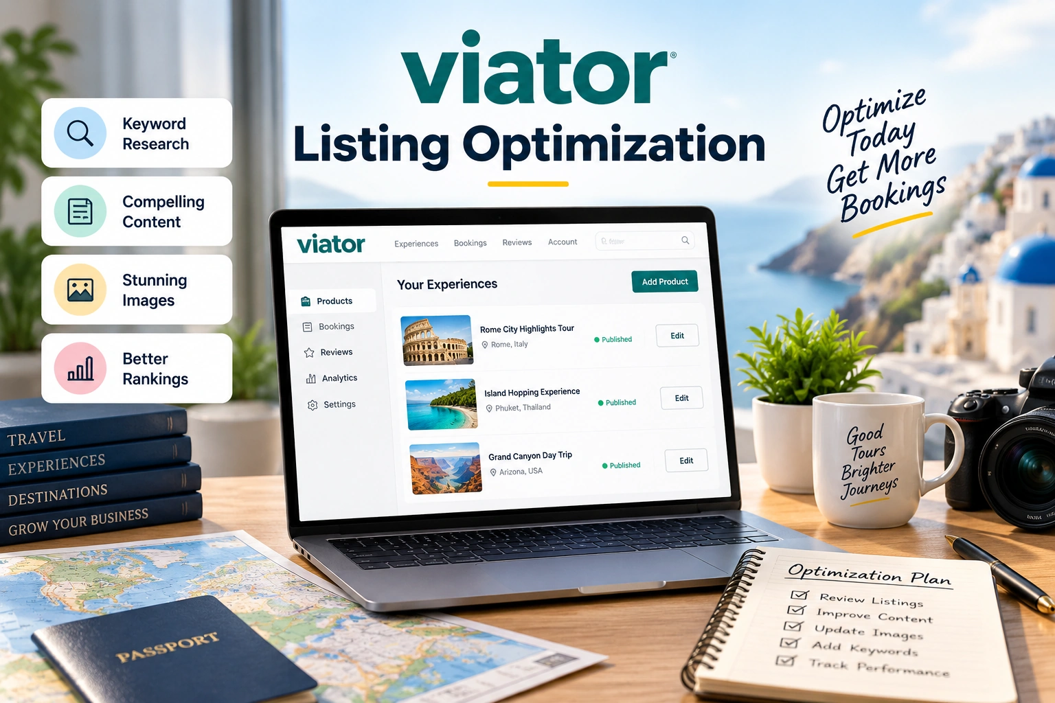 Viator Listing Optimization
